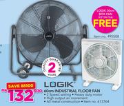 Logik 60Cm Industrial Floor Fan