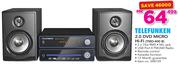 Telefunken 2.0 DVD Micro HiFi TMD-400 B