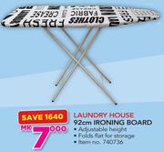 Laundry House 92Cm Ironing Board