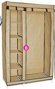 Mainstays 4 Shelf Wardrobe