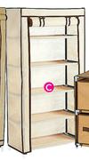 Mainstays 5 Shelf Wardrobe