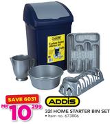 Addis 32Ltr Home Starter Bin Set