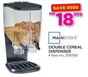 Mainstays Double Cereal Dispenser