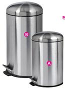 Mainstays 20Ltr Stainless Steel Dome Pedal Bin