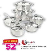 Tissolli 12 Piece Saphir Pot Set