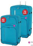 Elegant 70Cm Aqua Trolley Bag