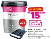Simple Choice 20Ltr White Paint