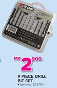 Stramm 9 Piece Drill Bit Set