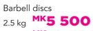 Everlast 2.5Kg Barbell Discs