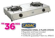 Cadac Stainless Steel 2 Plate Stove