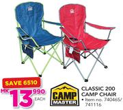 Camp Master Classic 200 Camp Chair-Each