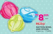 Nuby Suction Bowl And Spoon-Each