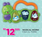 Babygro Musical Worm