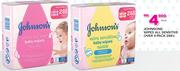 Johnsons Wipes All Sensitive Over 4 Pack 288's-Each