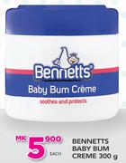 Bennetts Baby Bum Creme-300g