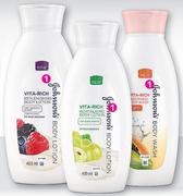 Johnsons Body Lotion 400ml/Body Wash-Each