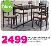 Wood Dinette Set
