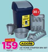Addis 32Ltr Home Starter Bin Set-Per Set