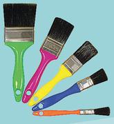 5 Piece Rainbow Brushes