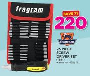 Fragram 26 Piece Screwdriver Set 1881
