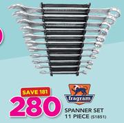 Fragram 11 Piece Spanner Set S1851