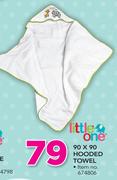 Little One 90x90 Hooded Towel