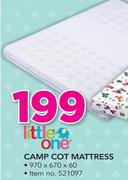 Little One Camp Cot Mattress