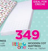 Little One Wooden Cot Mattress