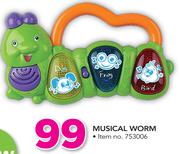 Babygro Musical Worm