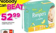 Pampers New Baby Carry Pack-27's Each