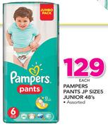 Pampers Pants JP Sizes Junior Assorted-48's Each