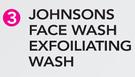 Johnsons Face Wash Exfoiliating Wash