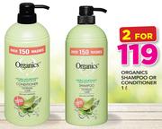 Organics Shampoo Or Conditioner-2x1Ltr