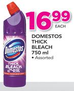 Domestos Thick Bleach Assorted-750ml