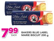 Bakers Blue Label Marie Biscuit-200g Each