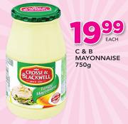 C & B Mayonnaise-750g