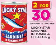 Lucky Star Sardines In Tomato/Chilli-2x425g