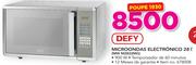 Defy Microondas Electronico 28Ltr MW M2822MG