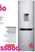 Samsung 360Ltr Geleira Prateada Com Congelador Na Parte Inferior RB29HWR3DSA U