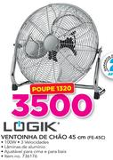 Logik Ventoinha De Chão 45Cm FE-45C