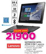 Lenovo Notebook Intel Atom 2 Em 1 MIIX310