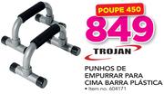 Trojan Punhos De Empurrar Para Cima Barra Plástica