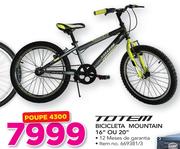 ToTem Bicicleta Mountain 16" OU 20"