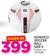 Sondico Soccer Ball Size 4