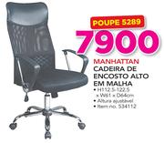 Manhattan Cadeira De Encosto Alto Em Malha