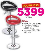 Diva Banco de bar-cada