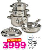 Mainstays Jogo De Cozinha 8 Peças