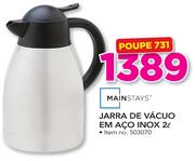 Mainstays 2Ltr Jarra De Vacuo Em Aco Inox