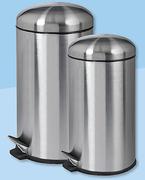 Mainstays 12Ltr Cesto Com Pedal Em Aco Inox Dome