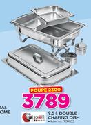 Tissolli 9.5Ltr Double Chafing Dish